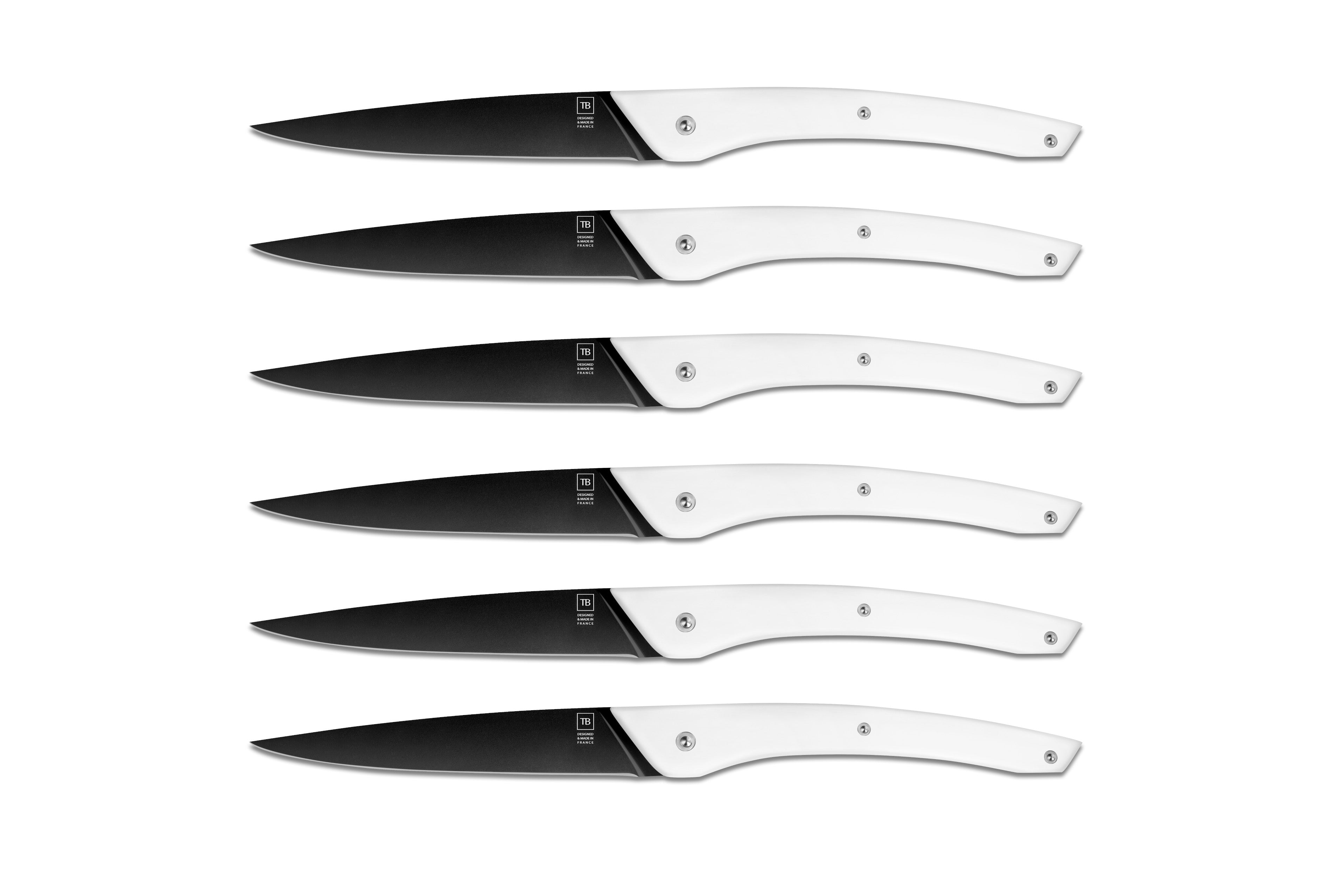 Set of 6 Table Knives - Auguste Premium