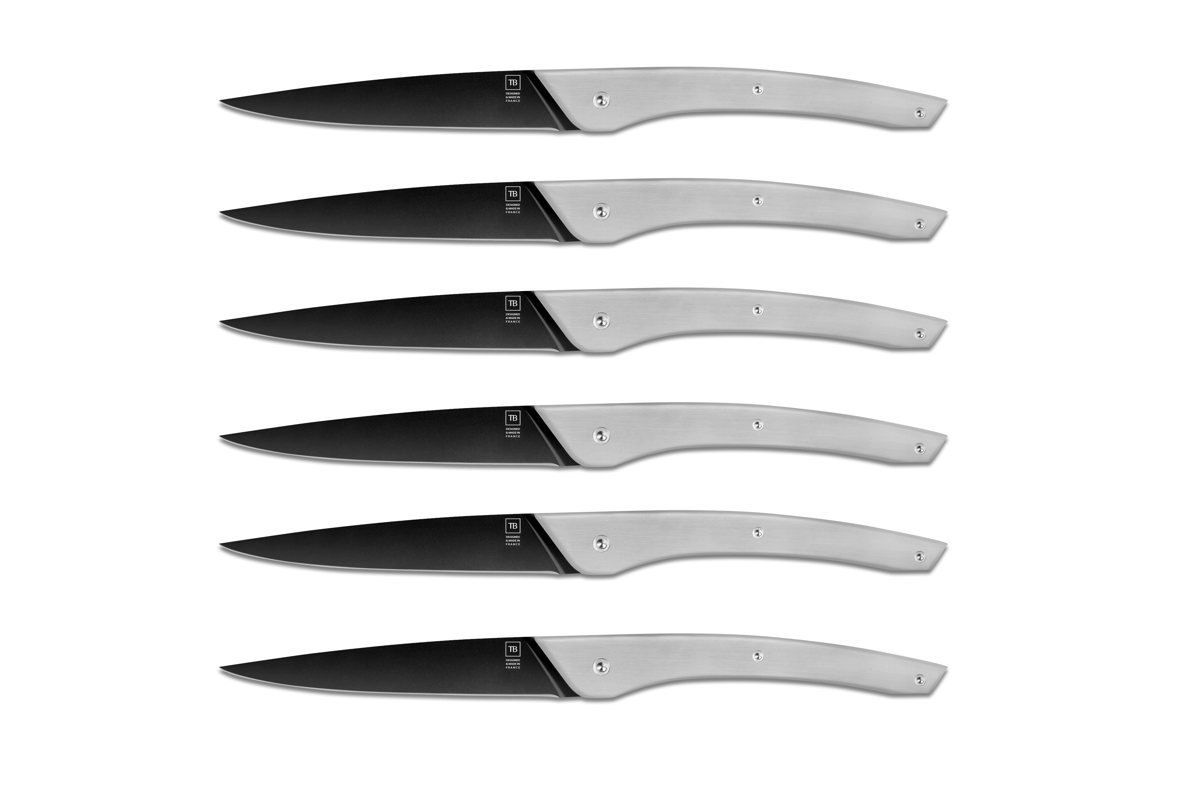 Set of 6 Table Knives - Auguste Premium