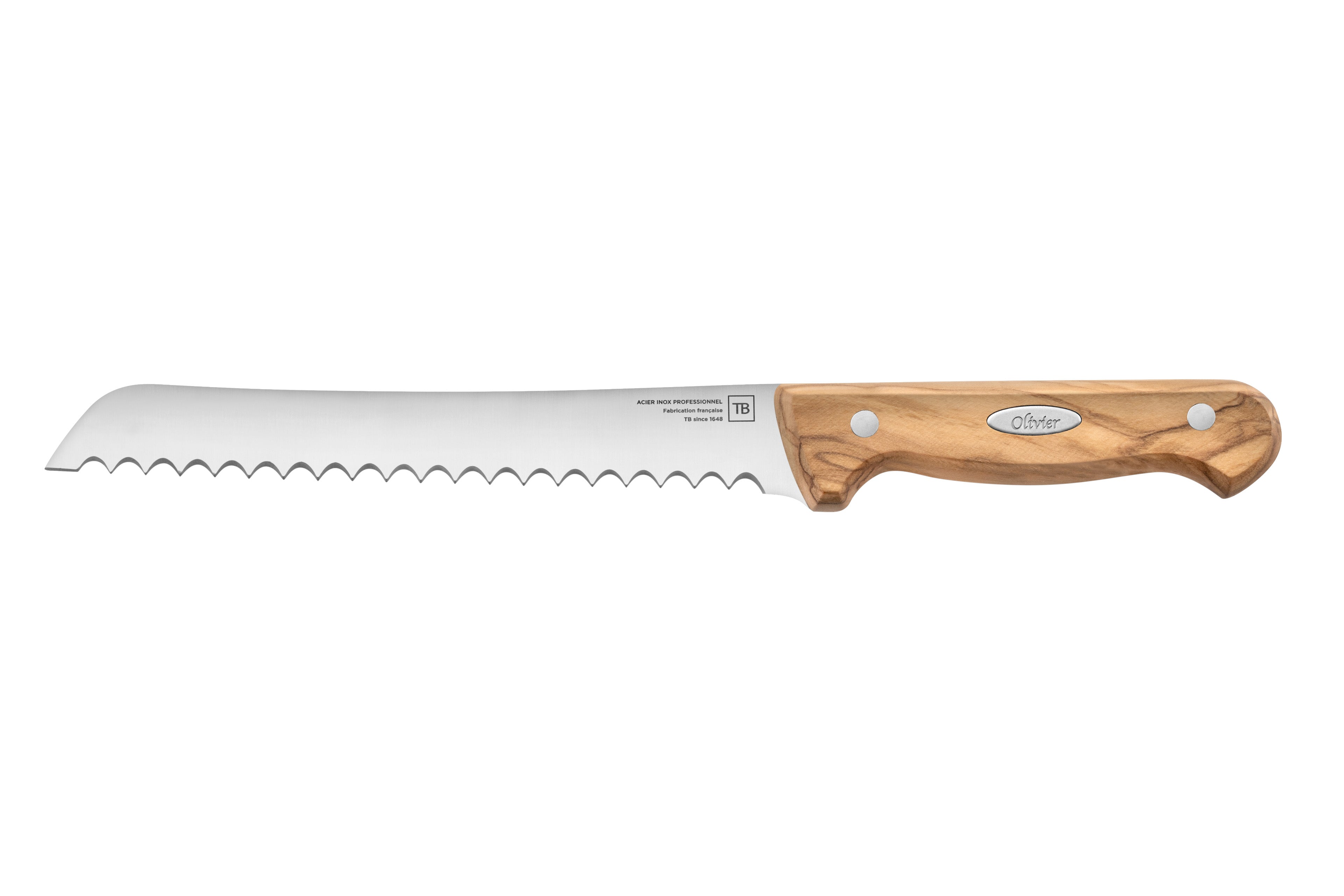 Bread Knife - Tradition - Olive Wood