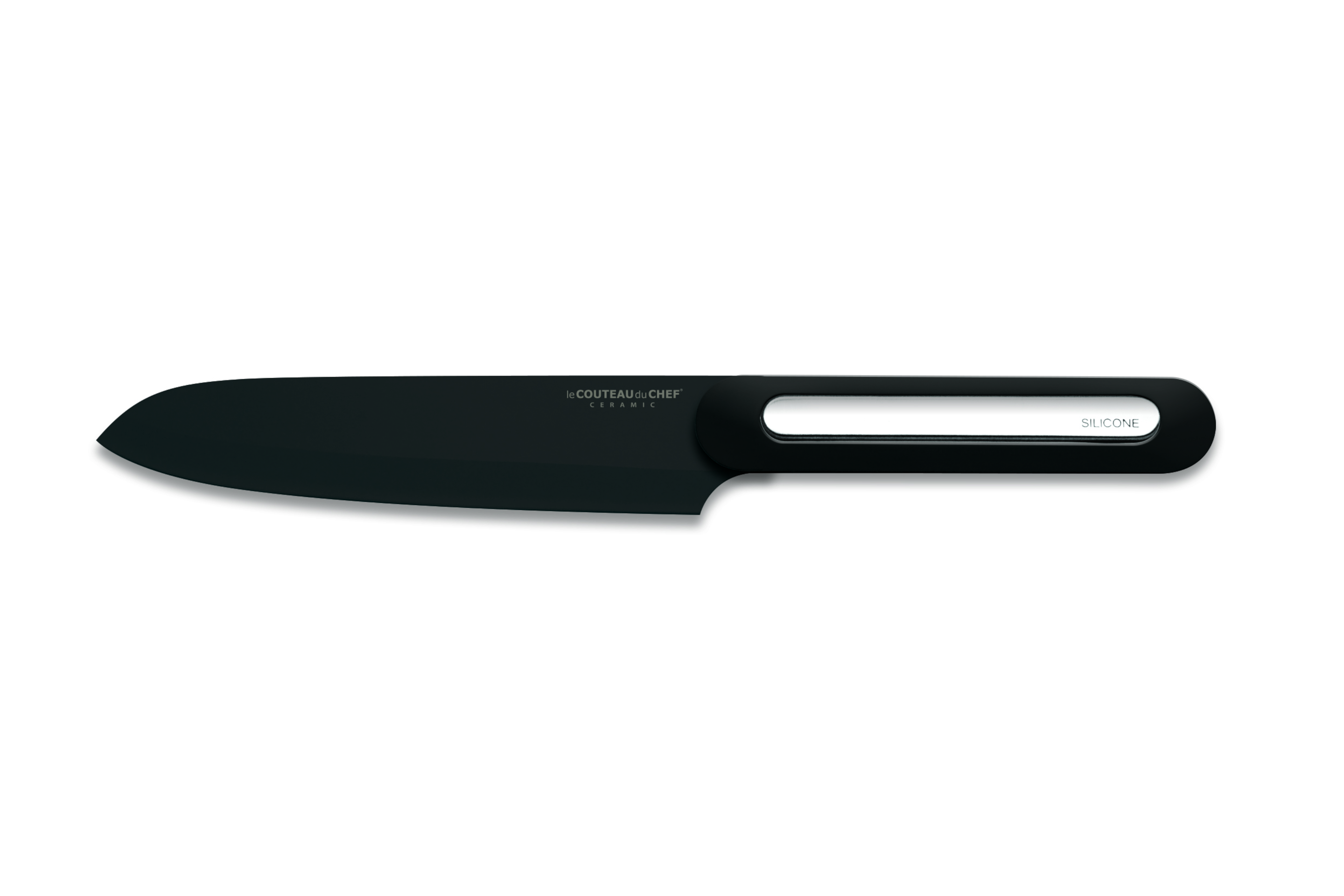 Silicone noir couteau santoku