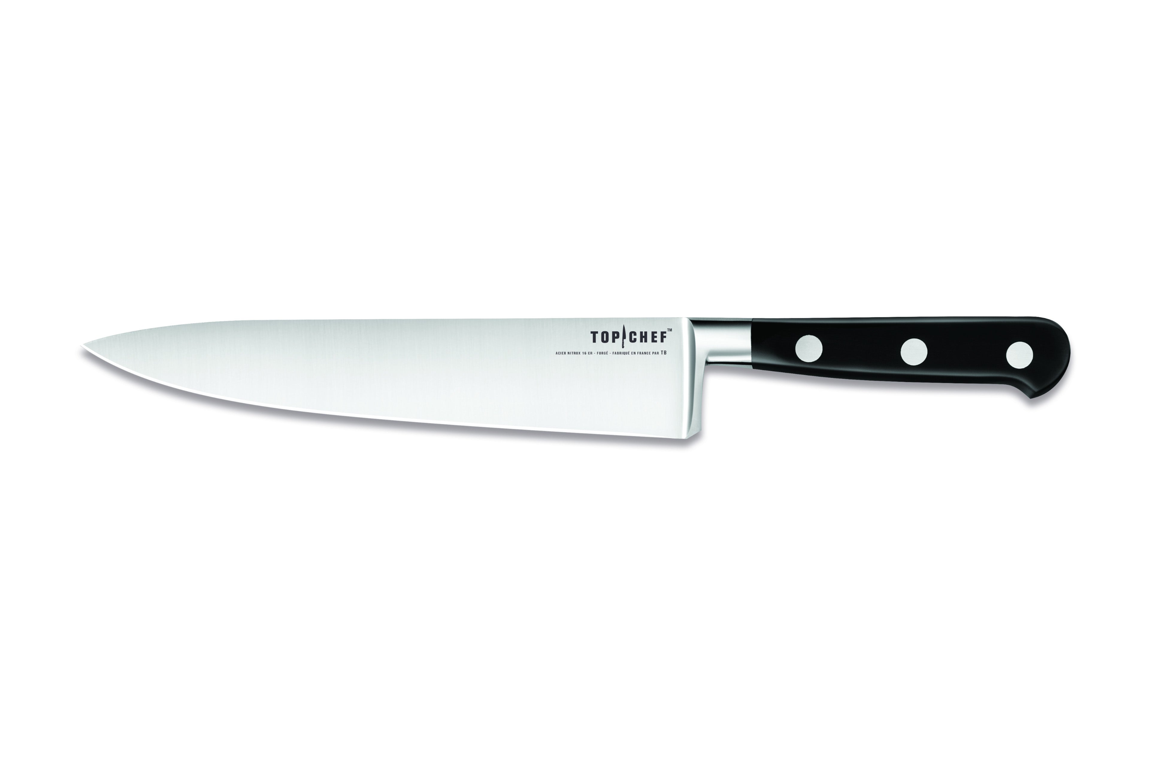 Set de 3 couteaux - Top Chef<br/>(Office, Santoku, Cuisine)